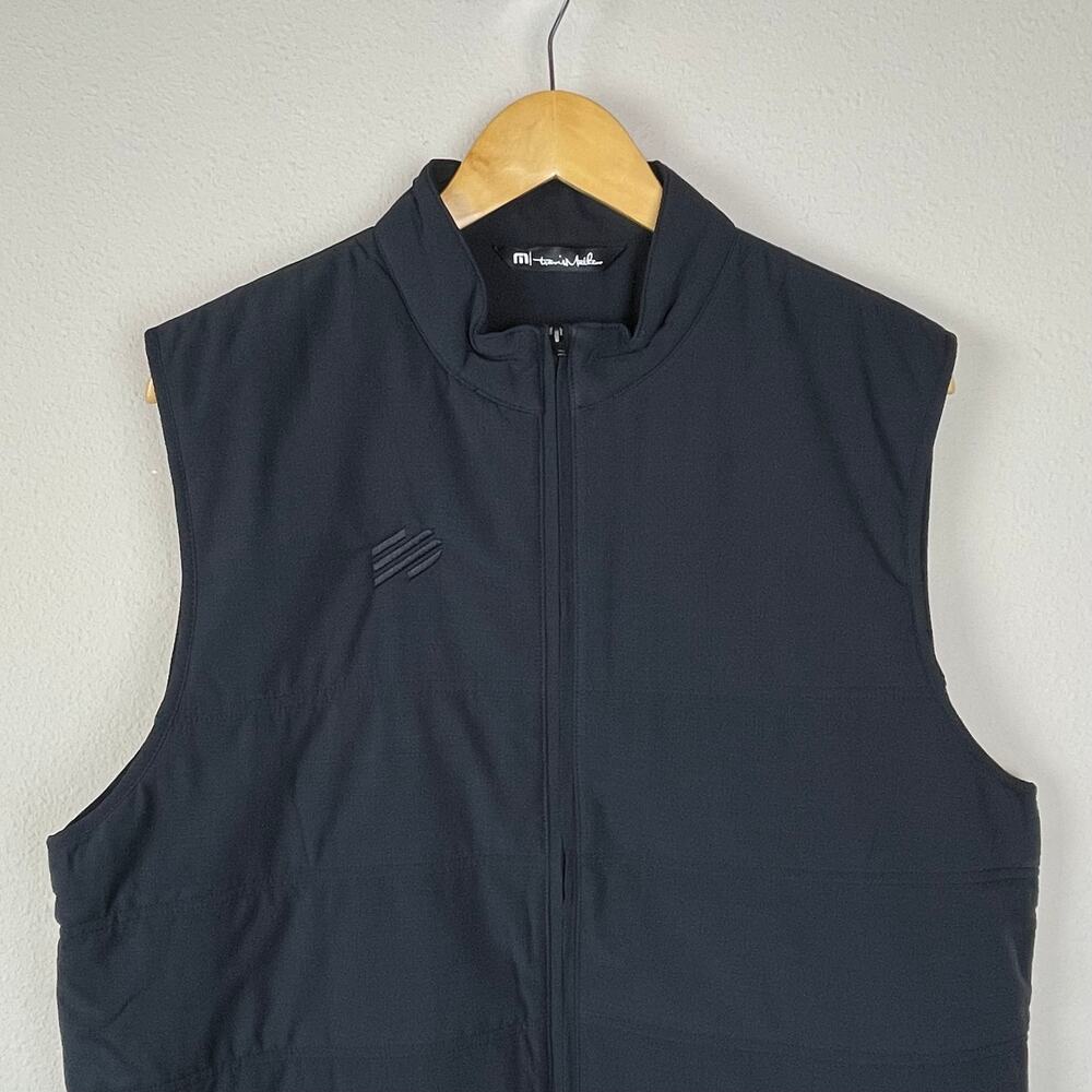 Travis Mathew Full Zip Vest – TM1MW453 Cold Bay West – Black – Men's Size L - Picture 3 of 9
